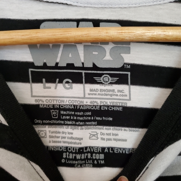 🎉3/$39 STAR WARS Cropped Striped Tee - Picture 4 of 10